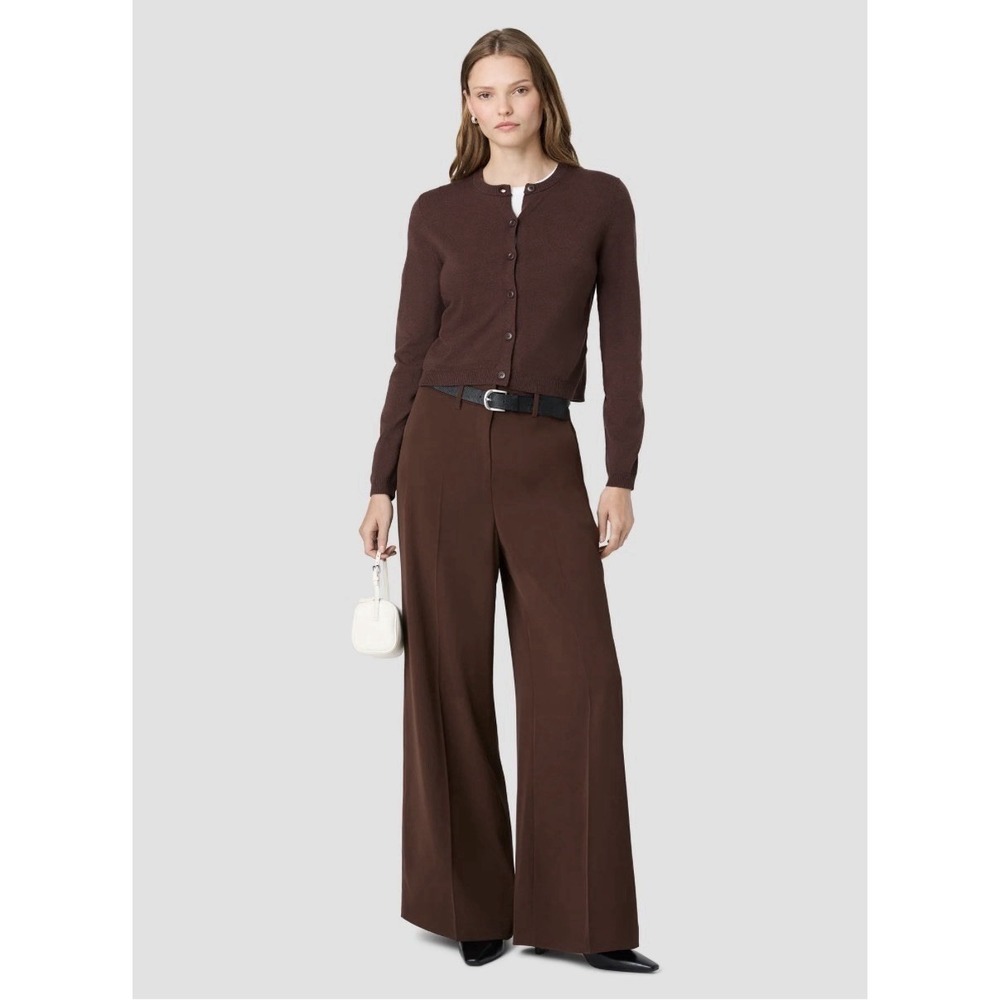 french connection Harry Suiting High Waisted Wide Leg Trouser